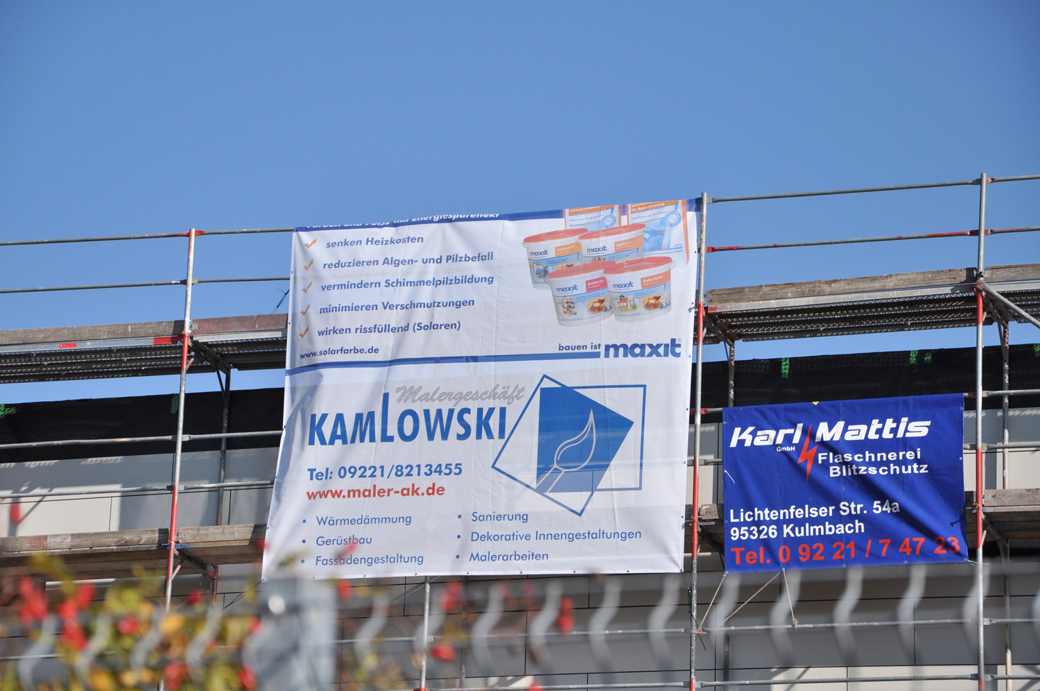 Gerüstbanner Kamlowski