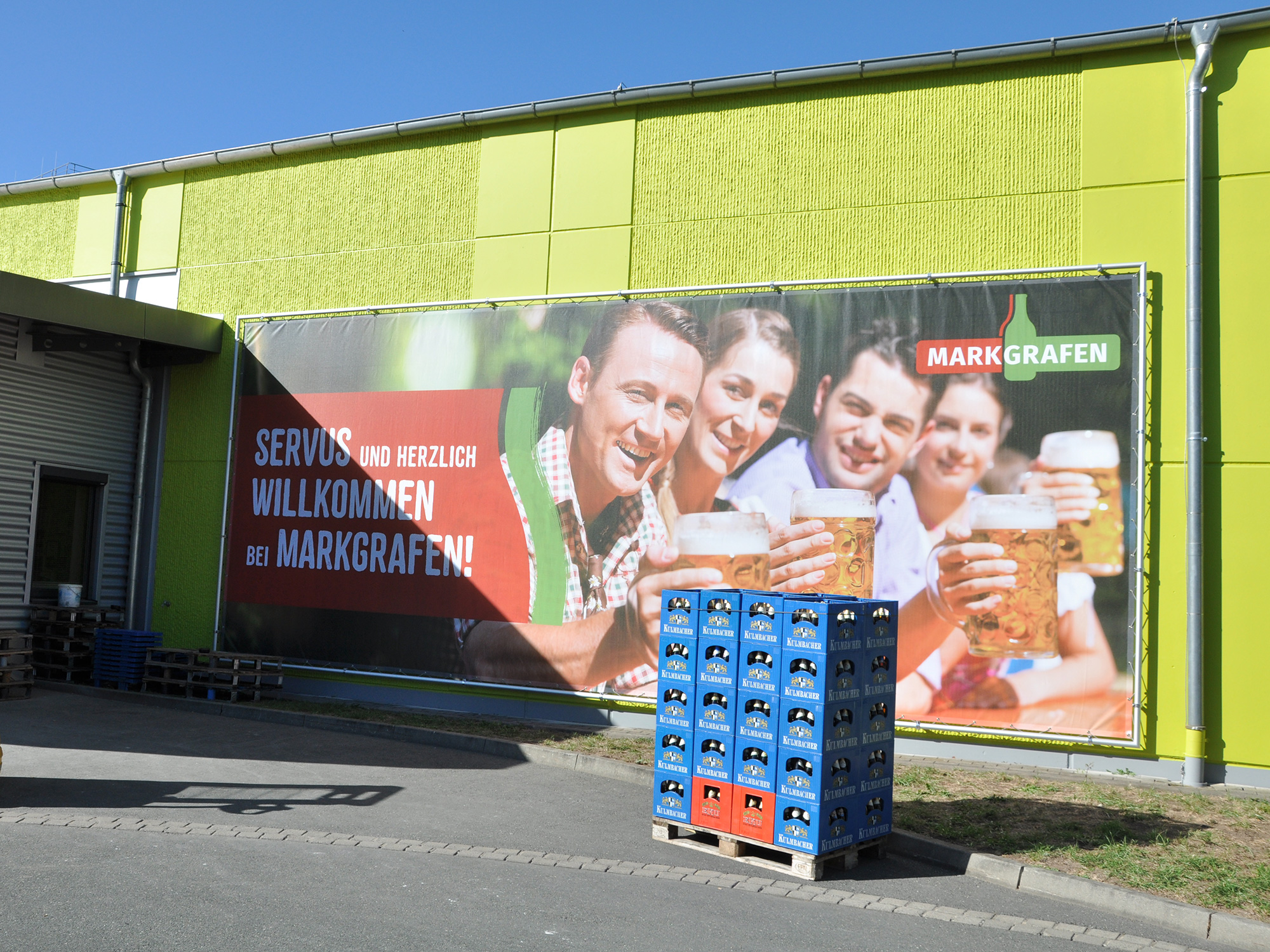 XXL Bannersystem mit Meshbanner