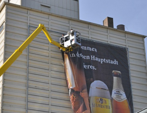 XXL-Mesh-Banner Wechsel