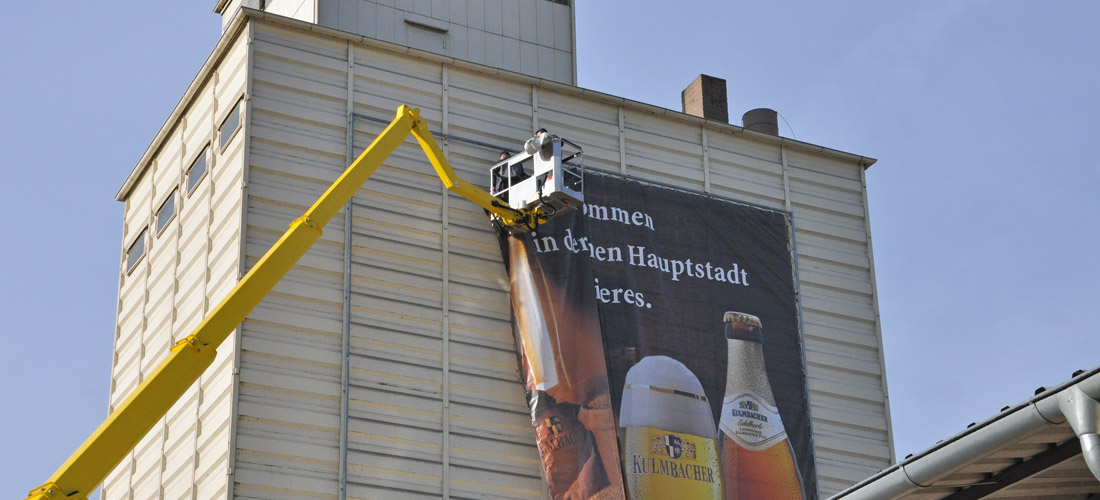 XXL Banner aus Mesh