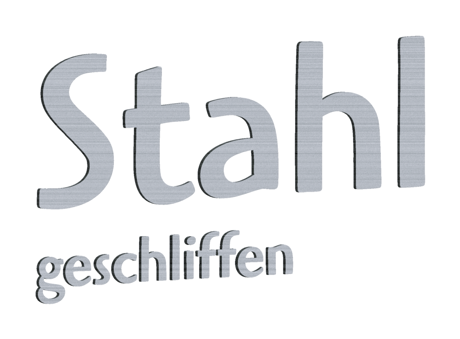 Edelstahl geschliffen